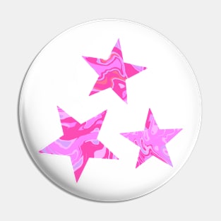 Bright pink stars Pin