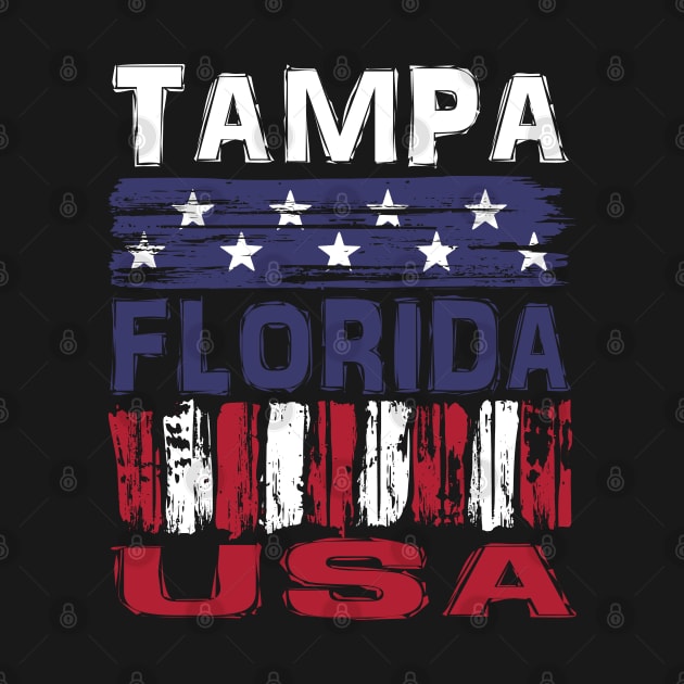 Tampa Florida USA T-Shirt by Nerd_art