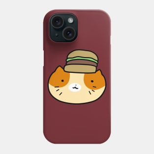 Hamburger Cat Face Phone Case