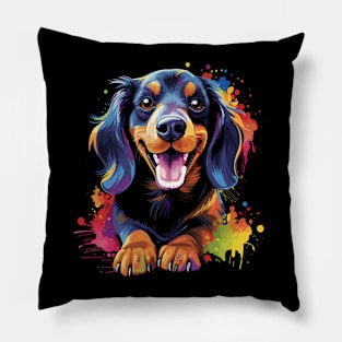 Dachshund Happiness Pillow