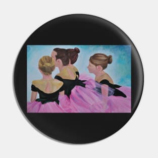 Ballet Children in Pink TuTus Pin