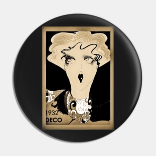 1932 ART DECO POSTER DOLLY Pin