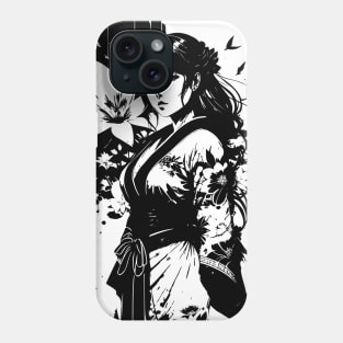 Anime Girl With Kimono 03 Phone Case