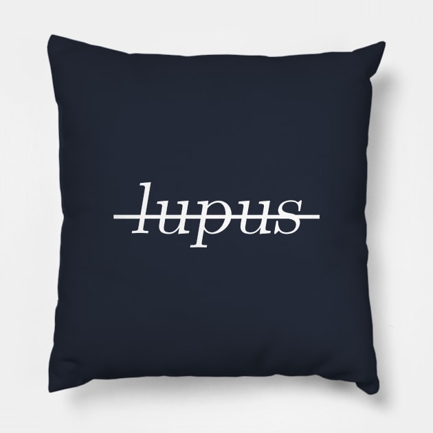 Not Lupus Pillow by minimal_animal