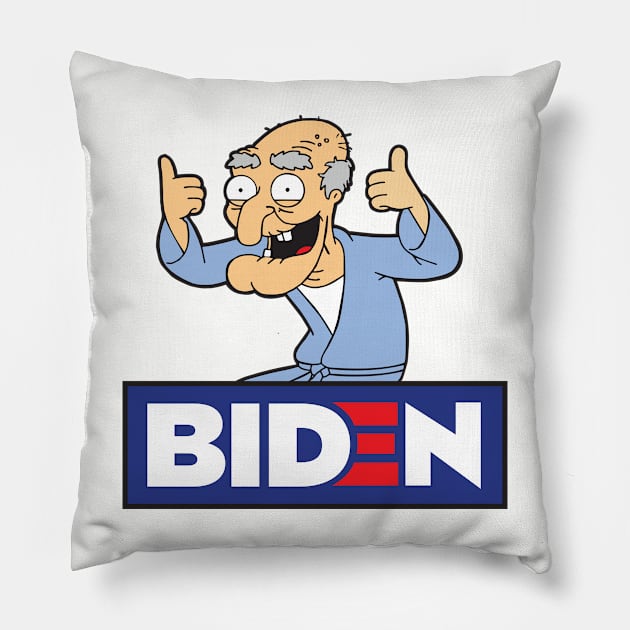 Biden 2024 Pillow by Alema Art