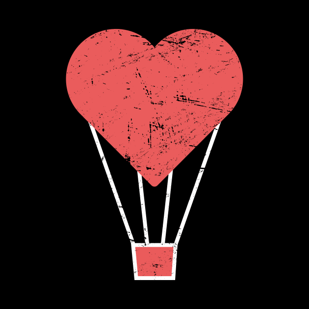 Heart | Cute Hot Air Balloon Graphic by MeatMan