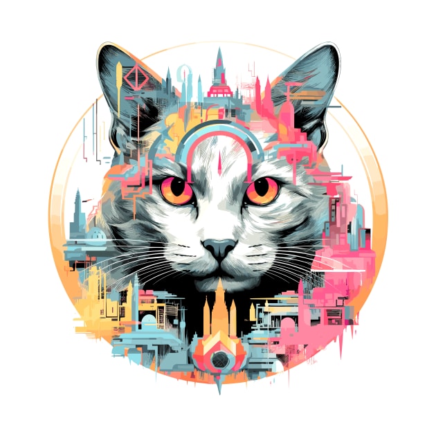 Cat Animal World Pet Beauty In City by Cubebox