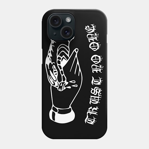 Trust No One Phone Case by jverdi28