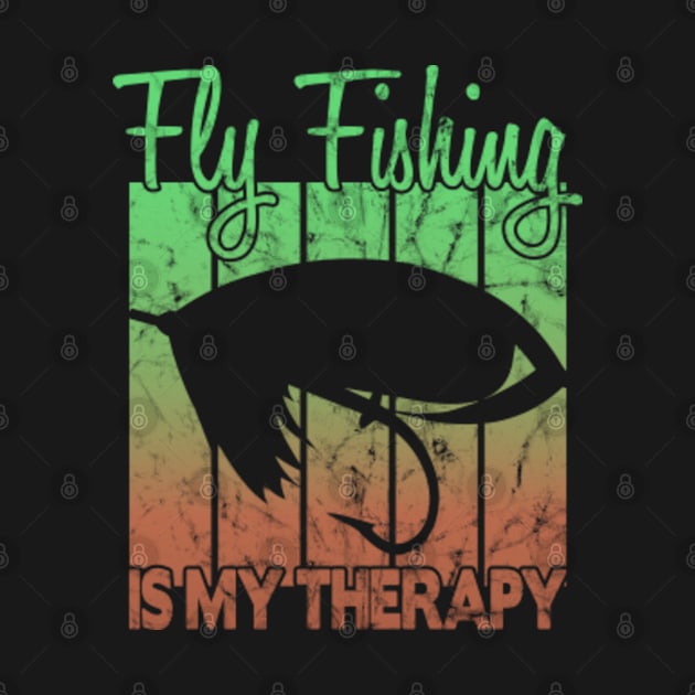 Fly fishing is my therapy by FromBerlinGift