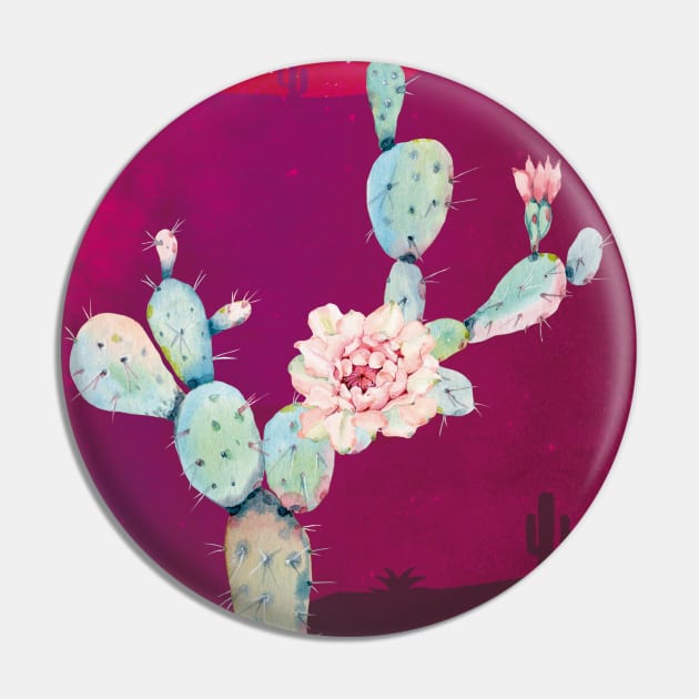 Cactus in a pink desert Pin by Vendaval