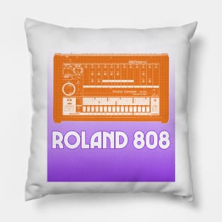 808 Drum Machine Tribute Design Pillow