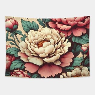 Peonies Tapestry