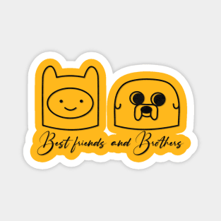 Finn and Jake, Best friends Magnet