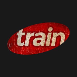 Train - simple red oval vintage T-Shirt