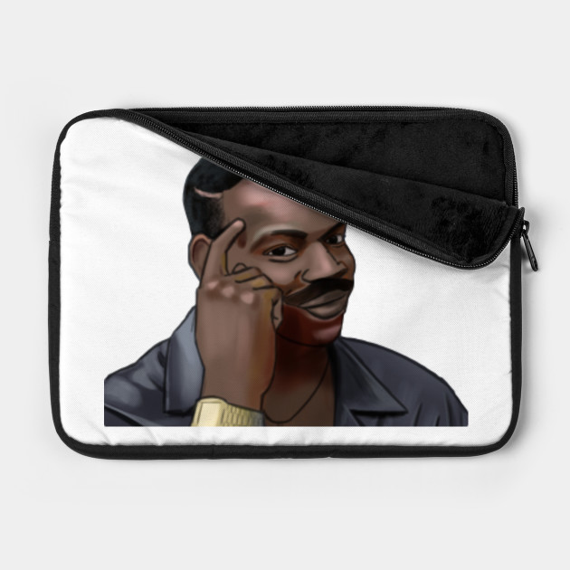 Funny Meme Black Guy Thinking Meme Black Guy Thinking Meme Laptop Case Teepublic