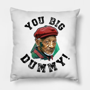 Redd Foxx quote black Pillow