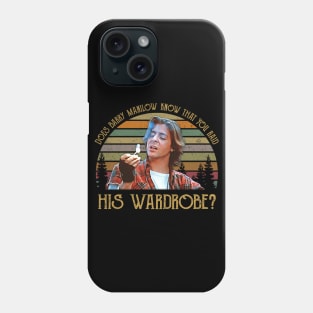 Club Movie Does Barry Manilow Know That You Raid His Wardrobe Phone Case