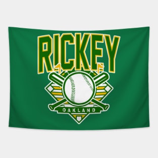 Vintage Oakland baseball Rickey Tapestry