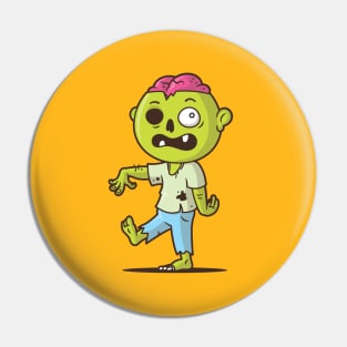 Funny Zombie Pin