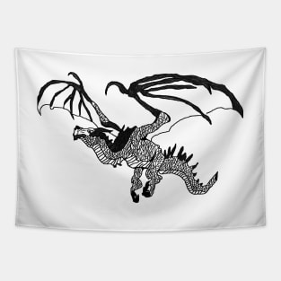 Skyrim Dragon Tattoo Tapestry