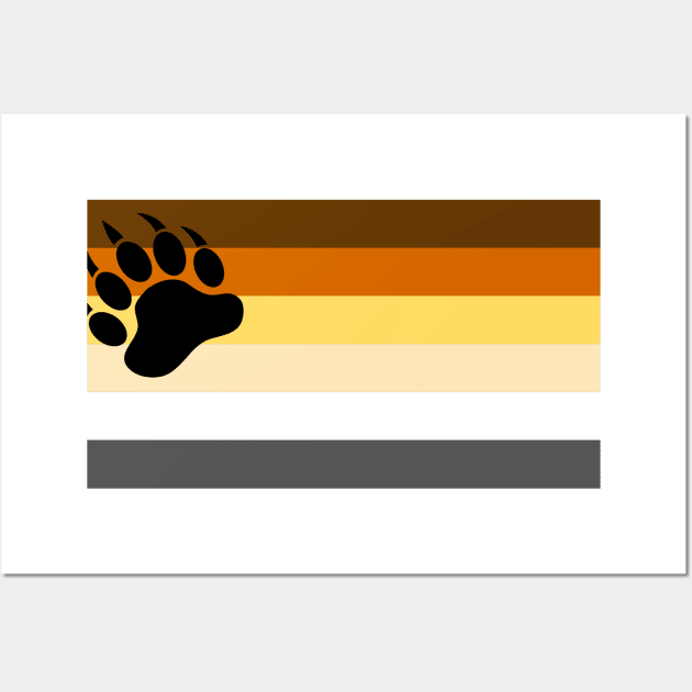 Tiger LGBTQ Pride Flag - Gay Bear Art Print