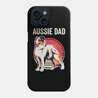 Australian Shepherd Dog Dad Phone Case