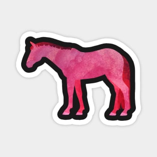 Red Thoroughbred Magnet