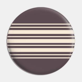 Preppy Retro Stripes - Purple Pin