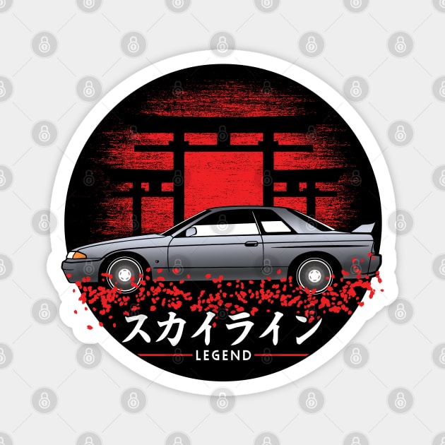 R32 Nissan Skyline Legend Magnet by thesupragoddess