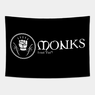 Monk Character Class TRPG Tabletop RPG Gaming Addict Tapestry