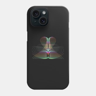 Geometric Rainbow minimal lineart Phone Case