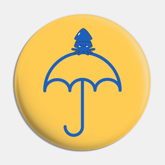 Squid on Umbrella Pin by SalxSal