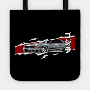 nissan skyline Tote