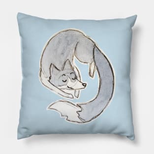 border collie sleeping dog Pillow