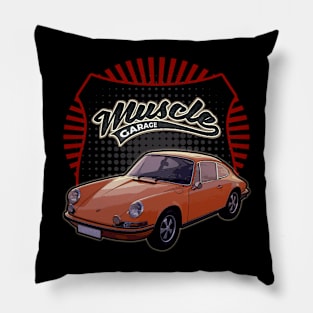 Porsche 911 1963 car muscle Pillow