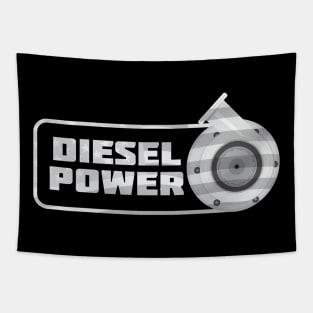 Diesel Power Turbocharger American Flag USA Tapestry