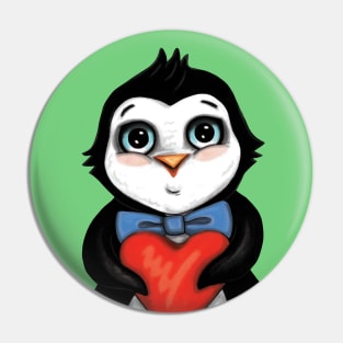 Penguin boy Pin