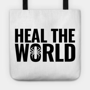 Heal The World (black) Tote