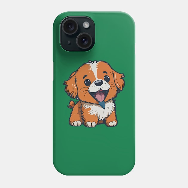 Cute Happy Puppies Phone Case by SARKAR3.0