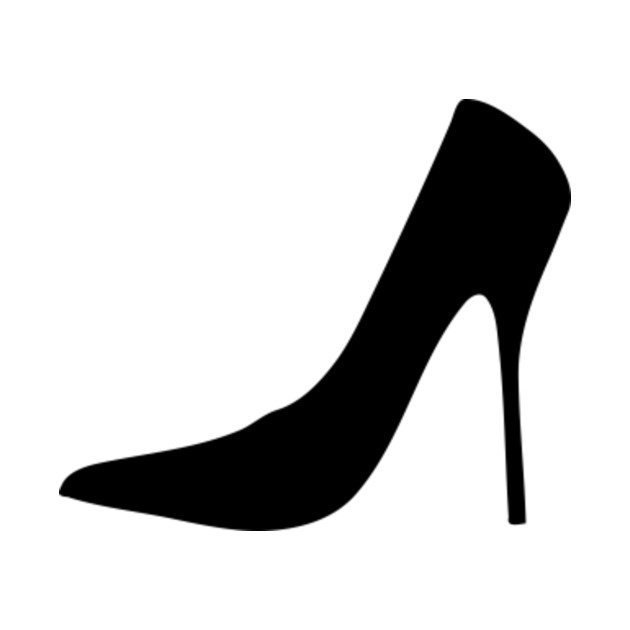 Women Shoe Silhouette High Heeled T Shirt Teepublic