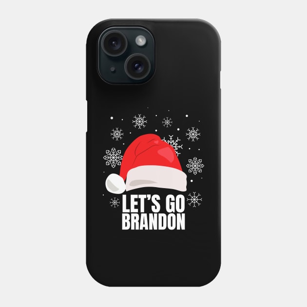 Lets Go Brandon Christmas Phone Case by RayaneDesigns