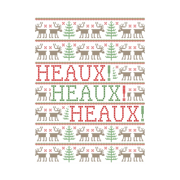 HEAUX! HEAUX! HEAUX! Ugly Christmas Sweater by GalaxyTees