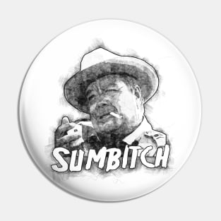 smoking sheriff Pin