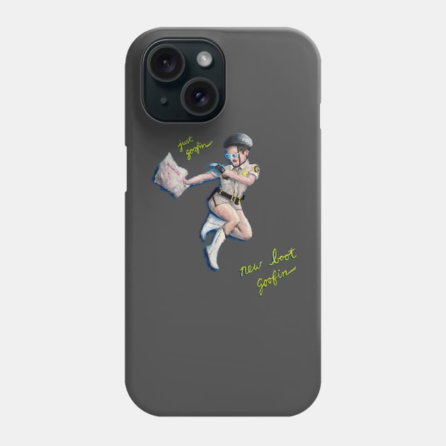 New Boot Goofin! (Clear Background) Phone Case by EBDrawls