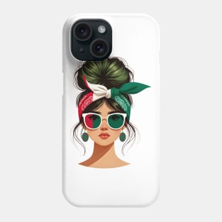 Mexican Girl with Messy Bun Phone Case