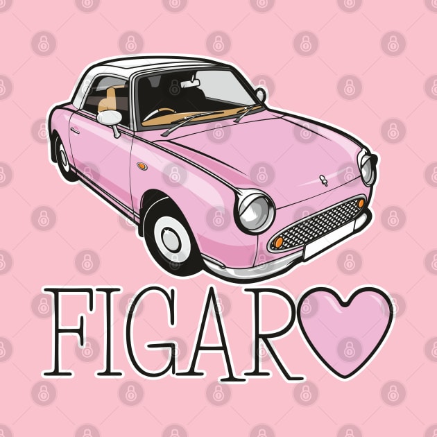 Nissan Figaro by Jamie Lee Art