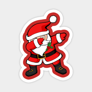 Dabbing Santa Claus Christmas Dab Magnet