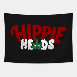 Hippie Heads Main Stream Logo Tapestry