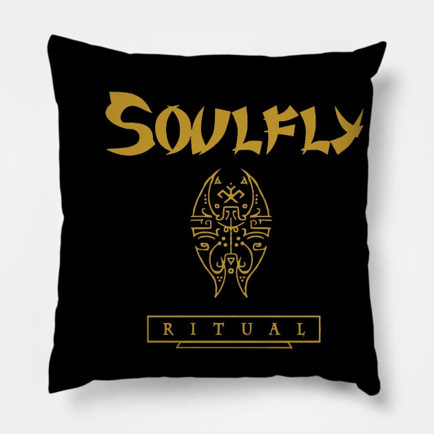 soulfly ritual Pillow by CoconutSportsCo