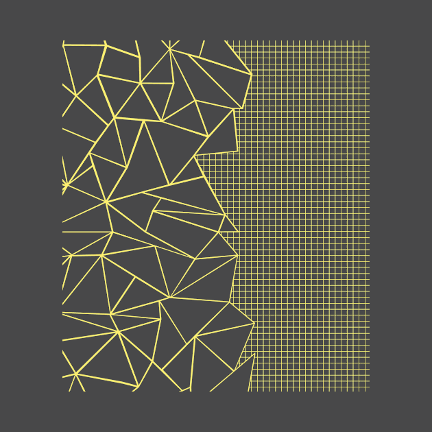 Abstract Outline Yellow Grid by ProjectM